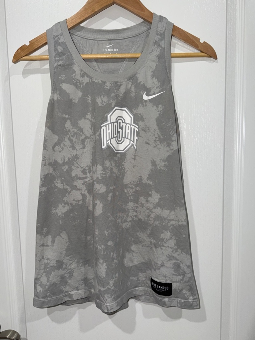 Nike  Campus Collection The Ohio Star Gray Tie-Dye  Tank size medium